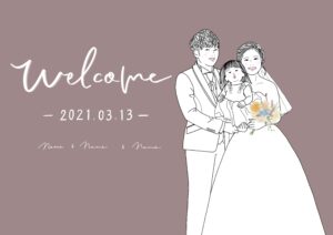 結婚式ウエルカムボード