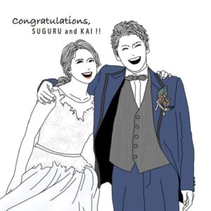 結婚式似顔絵