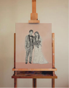 ウェディング　似顔絵