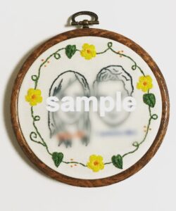 刺繍　インテリア