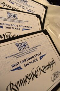 カリカチュア世界大会での受賞歴