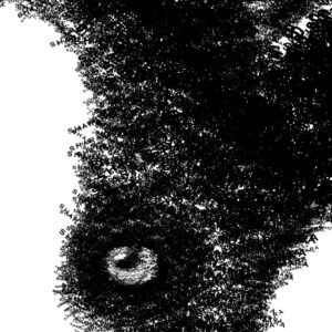 左側のワンちゃん「SHARA」ちゃんの似顔絵