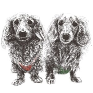 全身像の似顔絵