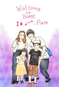 似顔絵　ファミリー