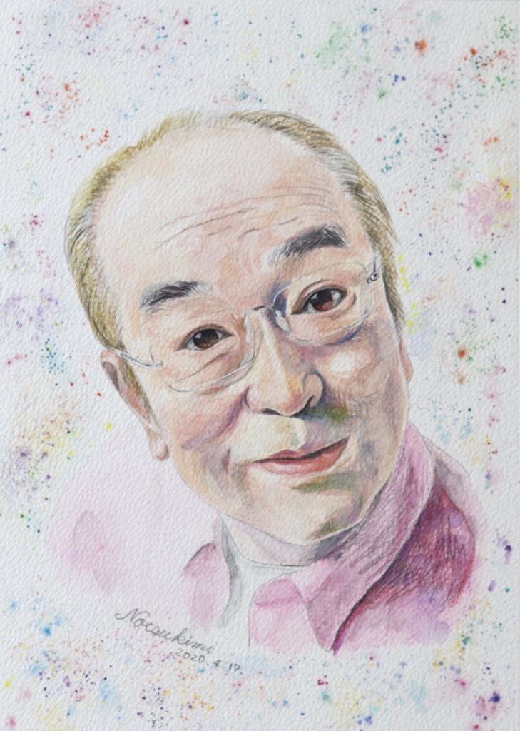 志村けんさん　似顔絵