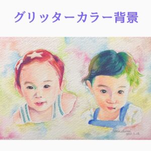 似顔絵　アレンジ