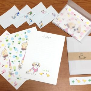 犬の似顔絵文具