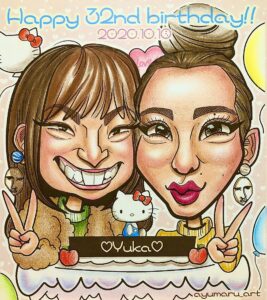 似顔絵プレゼント