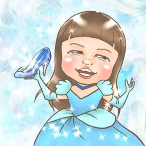 お姫様　似顔絵