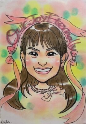 プロフィールの似顔絵
