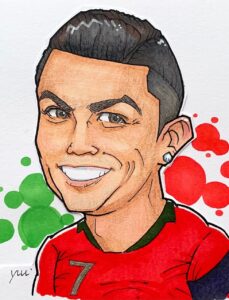 アスリート似顔絵