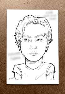 芸能人の似顔絵