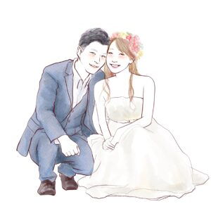 結婚式似顔絵