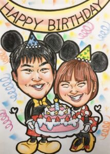 ディズニー　似顔絵