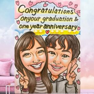 カップル記念日似顔絵