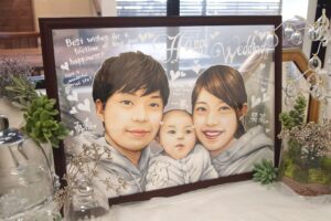 ウェルカムボードの似顔絵12