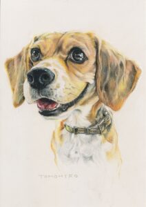 犬の似顔絵