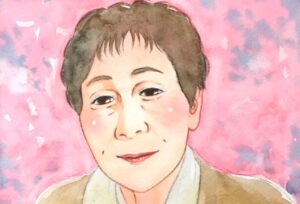 おばあちゃんの似顔絵