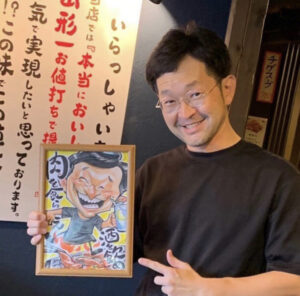 ご本人と似顔絵