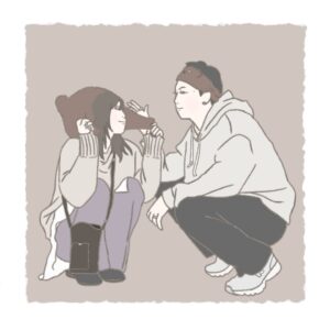 カップル似顔絵