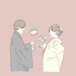 似顔絵 ウエディング