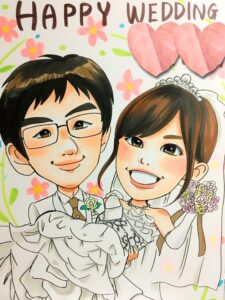 結婚式のウェルカムボード