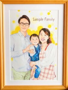 似顔絵むーむー