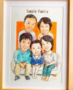 似顔絵むーむー