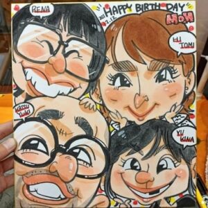 バーシー似顔絵