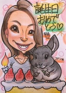 富士山に一番近い似顔絵屋