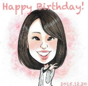 似顔絵富山　塗り絵屋