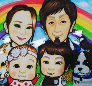 似顔絵たらちゃん　アトリエ想い出屋