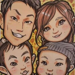 似顔絵たらちゃん　アトリエ想い出屋