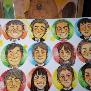 似顔絵たらちゃん　アトリエ想い出