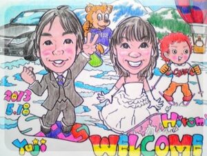 昭和の似顔絵屋台K