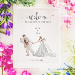洋装ウェルカムボード【ウェディングドレス】SNW