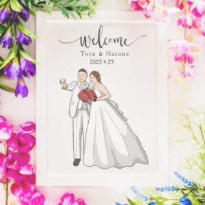 洋装ウェルカムボード【ウェディングドレス】SNW