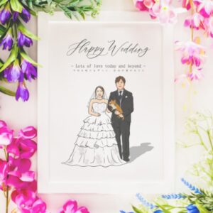 大切な家族も一緒にウェルカムボード（SNW）