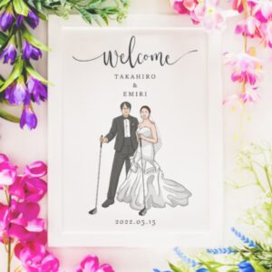 洋装ウェルカムボード【ウェディングドレス】SNW