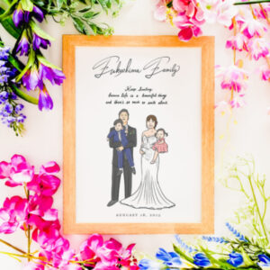 大切な家族も一緒にウェルカムボード（SNW）