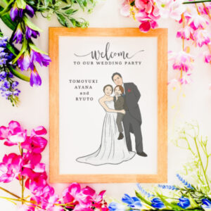 大切な家族も一緒にウェルカムボード（SNW）