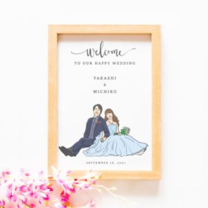 洋装ウェルカムボード【カラードレス】SNW