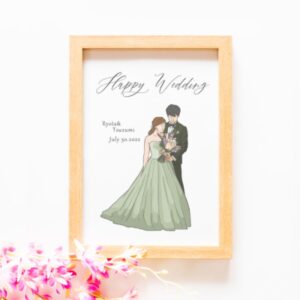 洋装ウェルカムボード【カラードレス】SNW