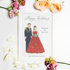 洋装ウェルカムボード【カラードレス】SNW