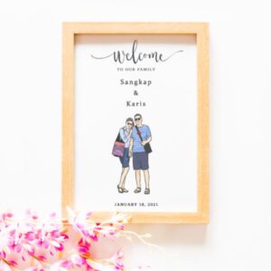 お気に入りの1枚をウェルカムボードに（SNW）