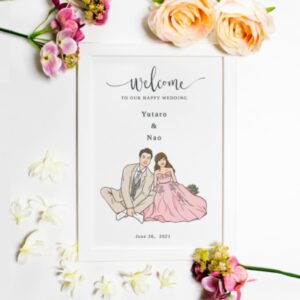 洋装ウェルカムボード【カラードレス】SNW