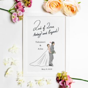 洋装ウェルカムボード【ウェディングドレス】SNW