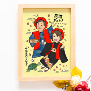 還暦祝いの似顔絵（YPN）