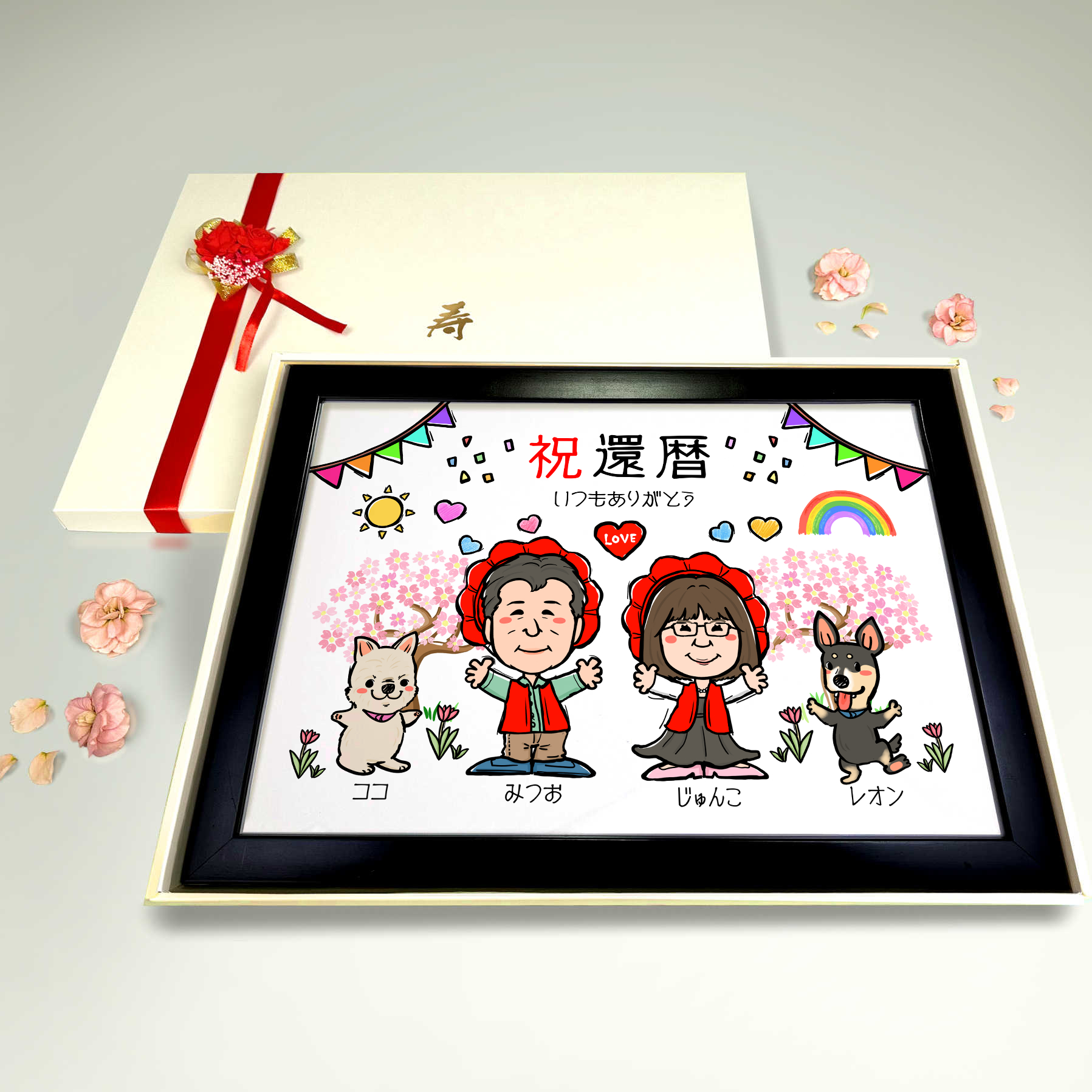 画風の違い～大人数、名前ポエムのおすすめデザイン～ | 似顔絵