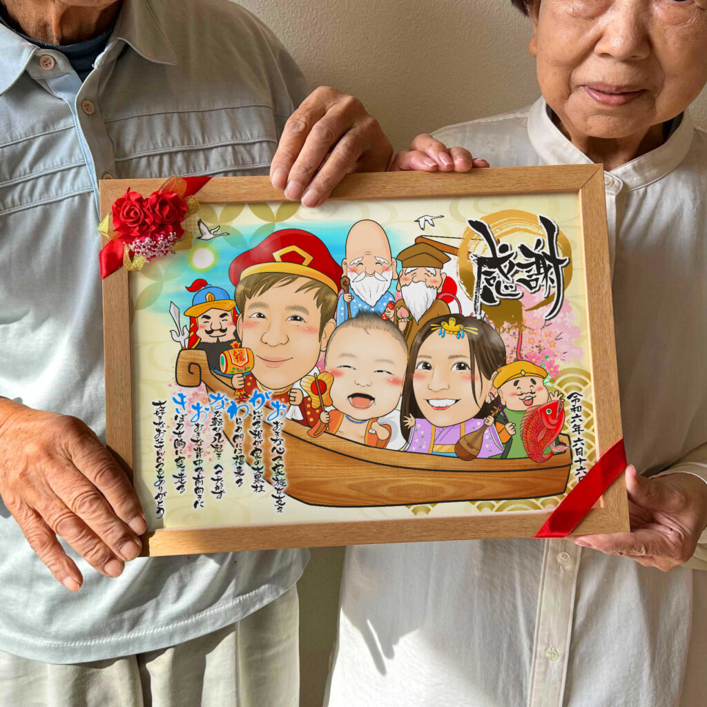 可愛い似顔絵プレゼント作品ギャラリー★キャラクターコスプレ!【結婚祝いに人気】 作品サンプル1